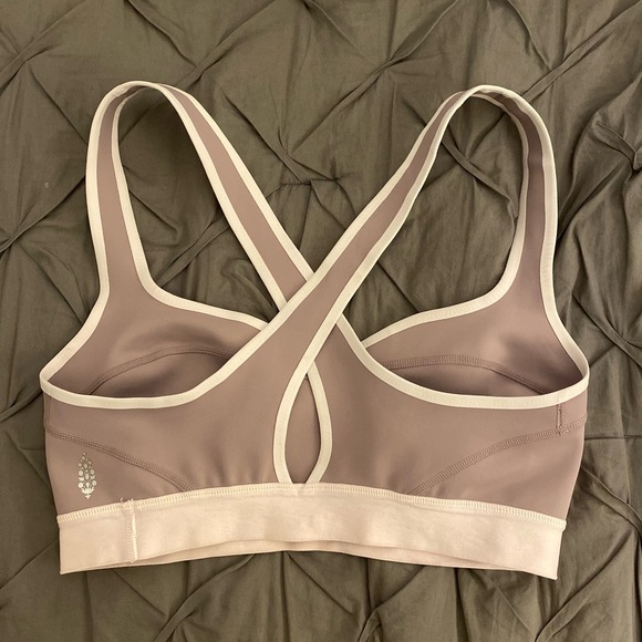 Free People Step Up Sports Bra Sugar Plum - Picture 2 of 4